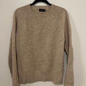 J. Crew camel sweater (100% lambs wool)